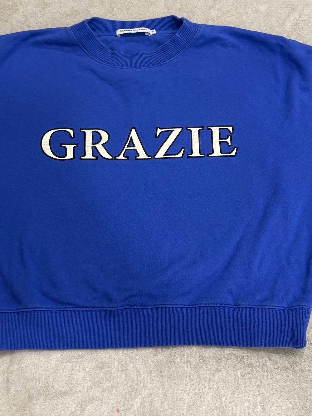 Araminta James Grazie Ultramarine Sweatshirt XL